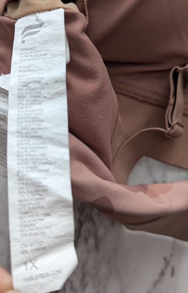 Fabletics All Day Everyday Nude Camo Plus Size Sports Bra size 1X - Picture 4 of 4